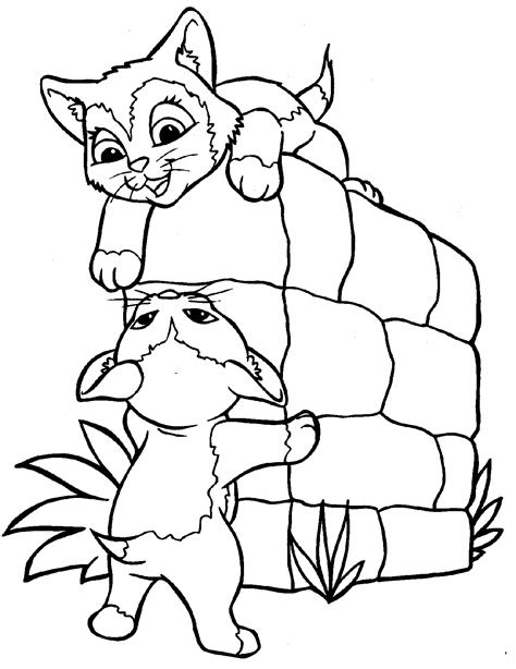 free printable cat coloring pages for kids