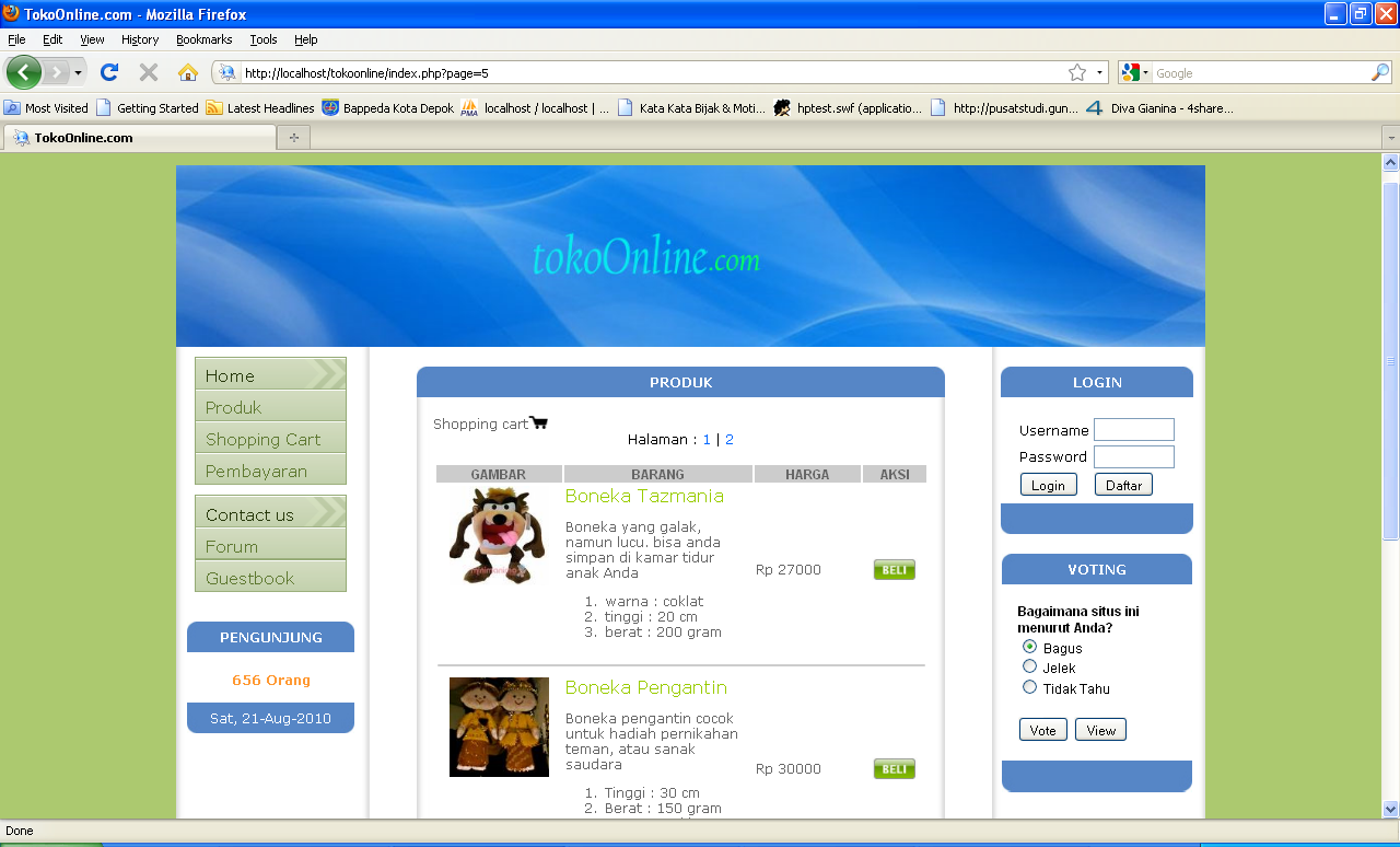 Membuat web e-commerce dengan PHP dan MySQL  RI32's WEBLOG