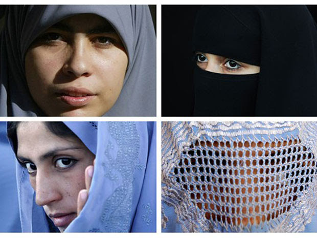 véus islâmicos diferença burca niqab