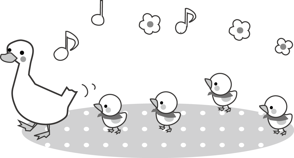 アヒル あひる イラスト 無料イラスト