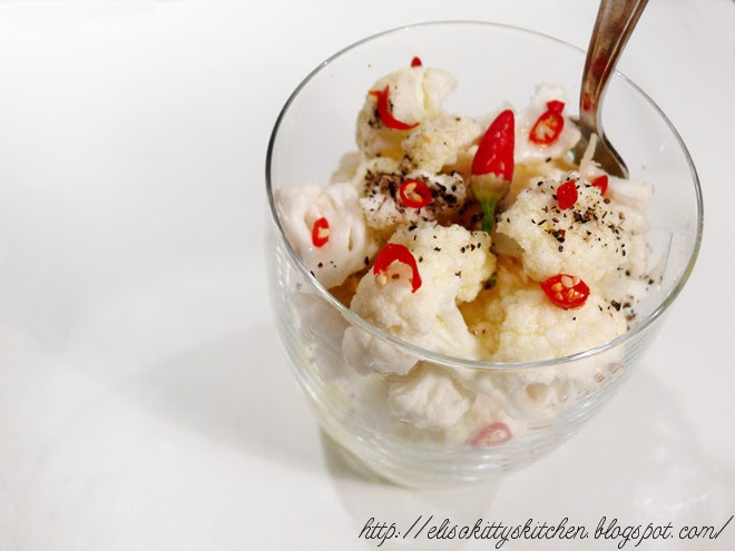Insalata di cavolfiore piccante