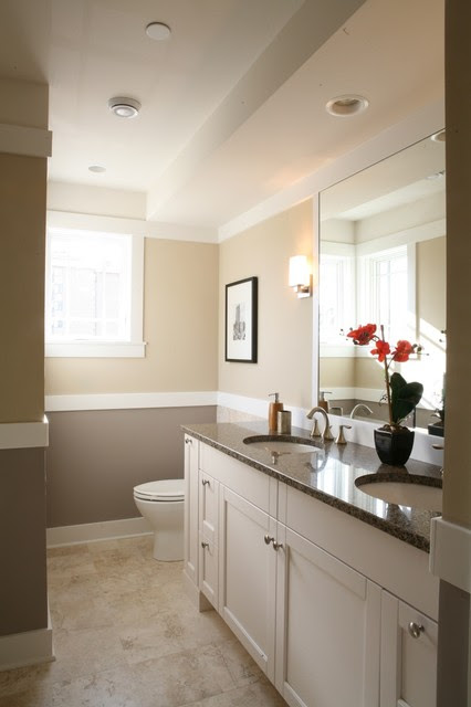 My Private Place Bathroom  w Neutral wall  color 
