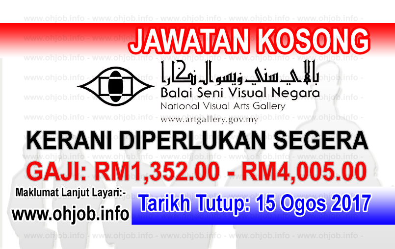 Jawatan Kerja Kosong Lembaga Pembangunan Seni Visual Negara logo www.ohjob.info ogos 2017
