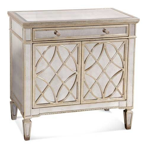 Borghese Mirrored Door 1 Drawer Chest