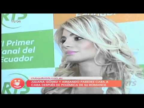 Juliana Gómez y Armando Paredes cara a cara después de la polémica de su vídeo sexual