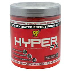 BSN Hyper FX Fruit Punch 30 Servings Concentrated Energy Formula