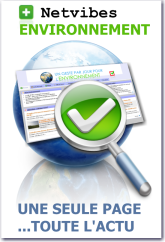 Univers Netvibes Environnement