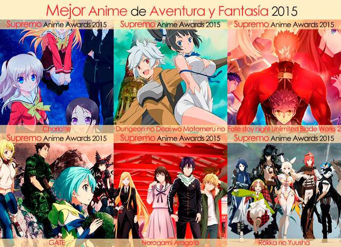 Final X Categorias Nominados a Mejor Anime de Aventura y Fantasía 2015