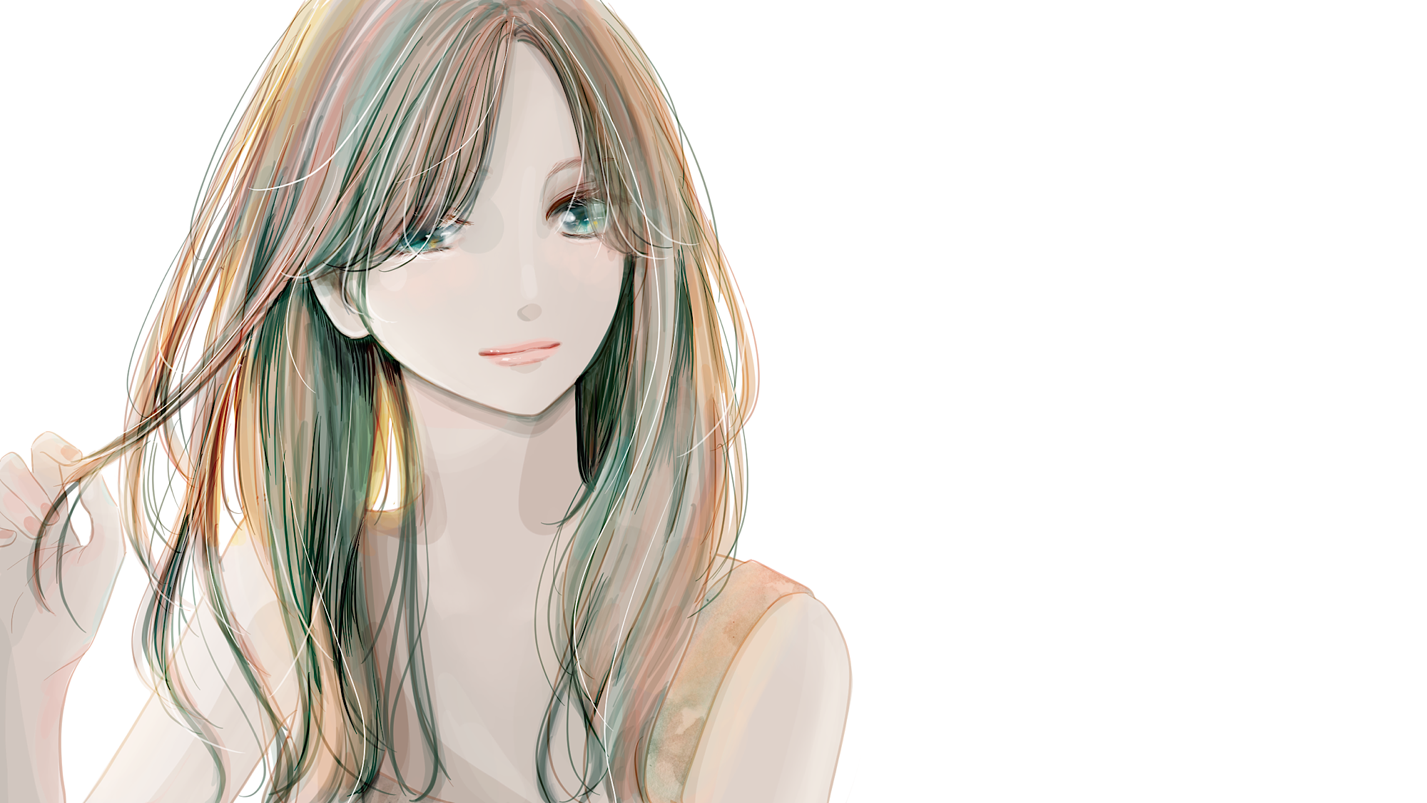 女の子イラスト19 ミカスケのお絵描き