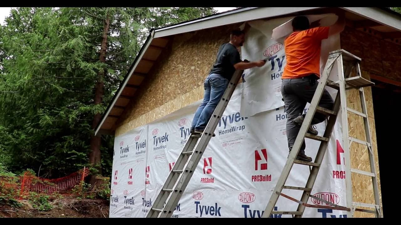 How to install house wrap
