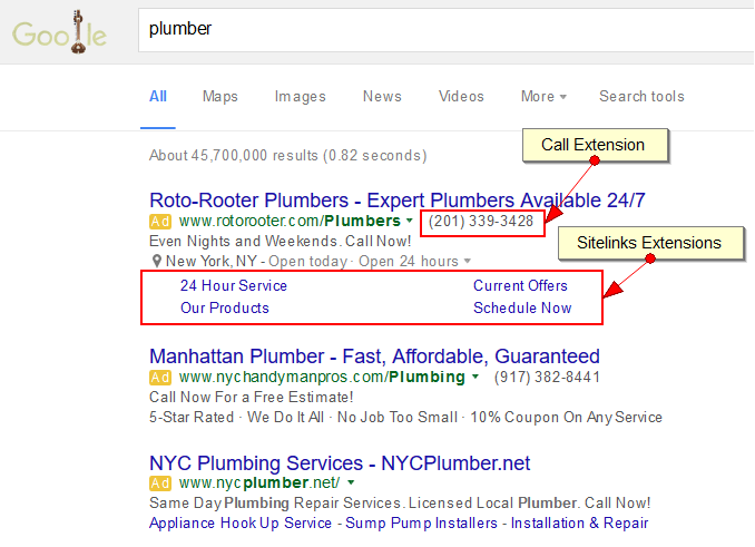 sitelinks-call-extensions-adwords