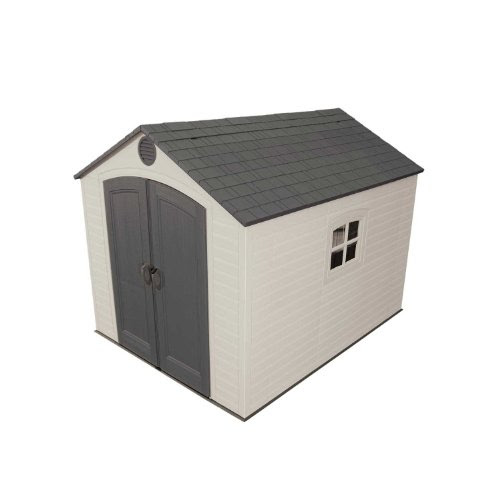 Lifetime 6405 Outdoor Storage Shed with Window, Skylights, and ...