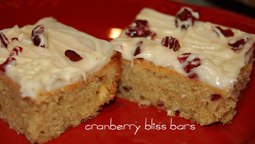 Cranberry Bliss Bars