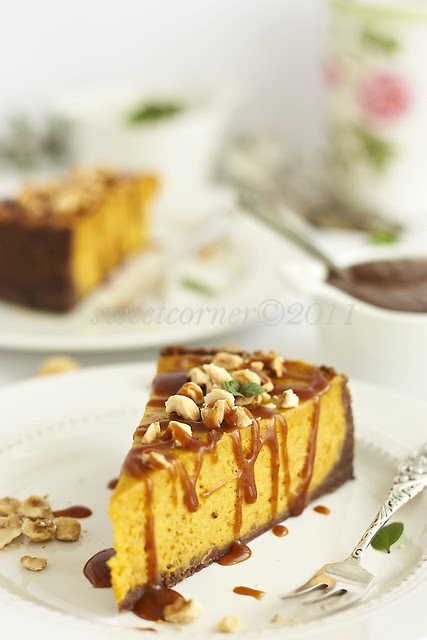 Pumpkin cheesecake