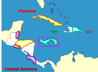 Map Of Central America Countries And Capitals Free Software