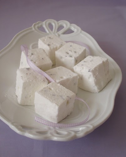 Lavender marshmallows