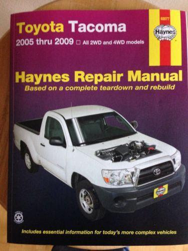 Toyota Tacoma Repair Manual | eBay