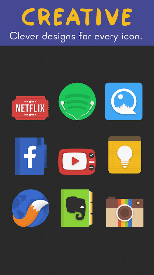  Fresh - Icon Pack- tangkapan layar 
