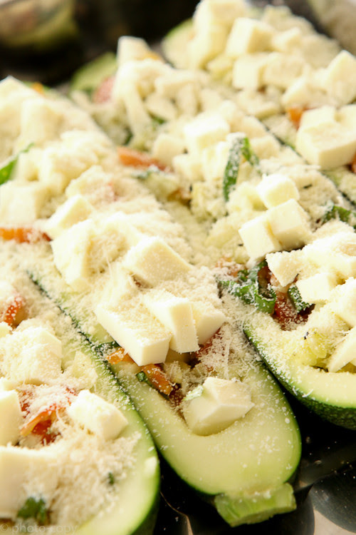 stuffed courgettes