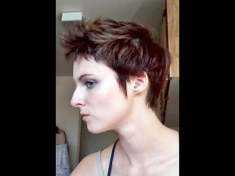 How to Style a Pixie Cut: Relaxed Faux Hawk - YouTube
