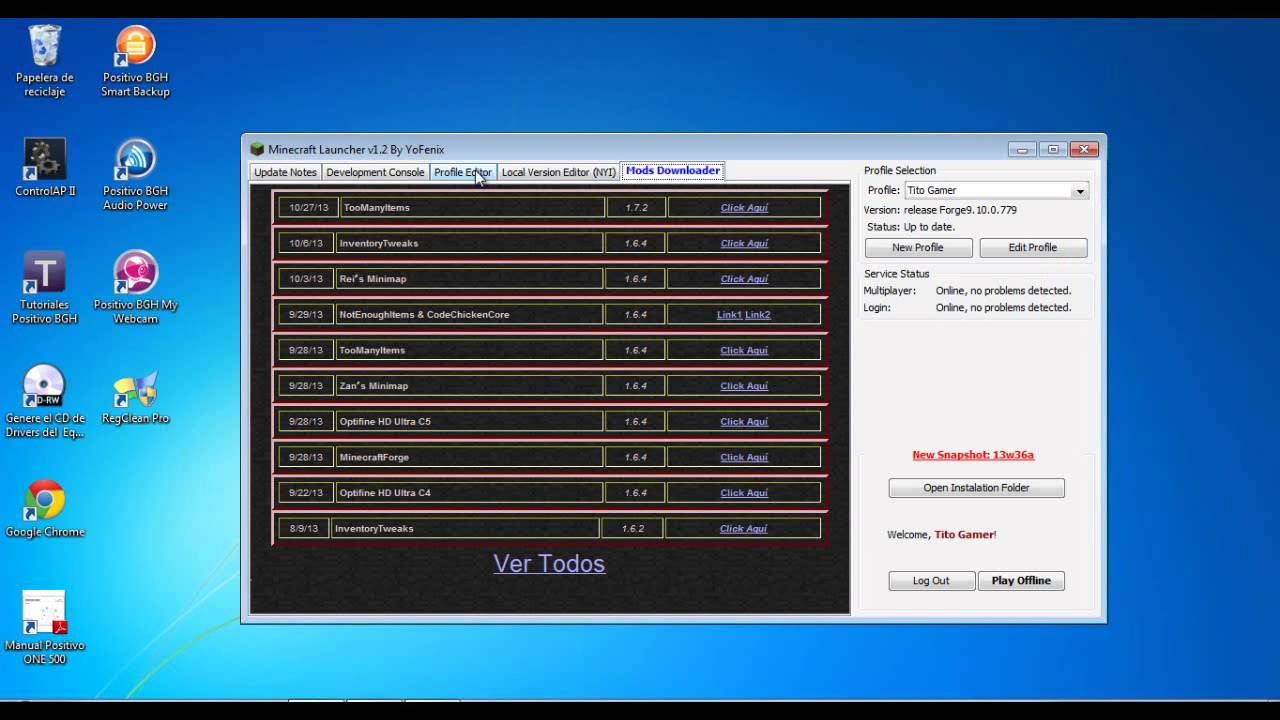 Descargar Launcher Minecraft By YoFenix - YouTube