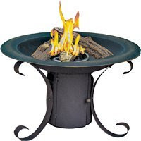 Bond 66034 Mendocino Steel Fire Pit With Lava Rock