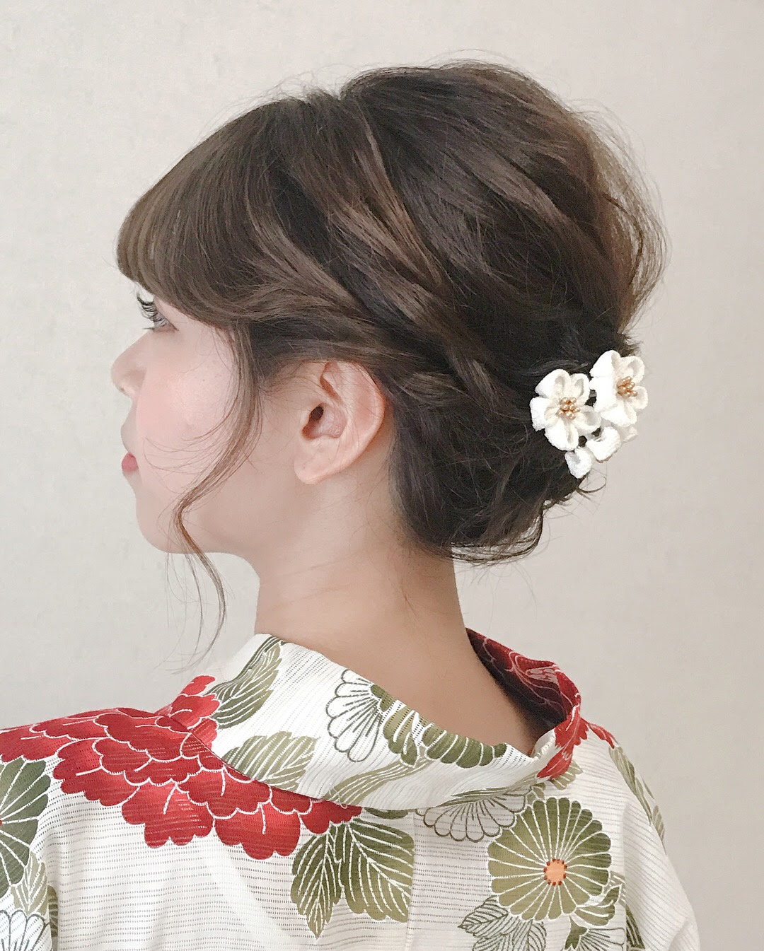 関門海峡花火大会のヘアセット 浴衣着付けのご予約承り中 Three