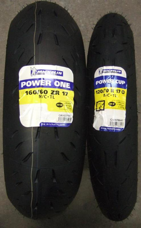 Buy Michelin Power One Cup Motorcycle Tire 1 70 17 160 60 17 Set Va Suzuki Sv650 In Wilbraham Massachusetts Us For Us 279 99