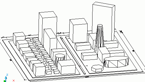 Membuat blok plan kota di autocad