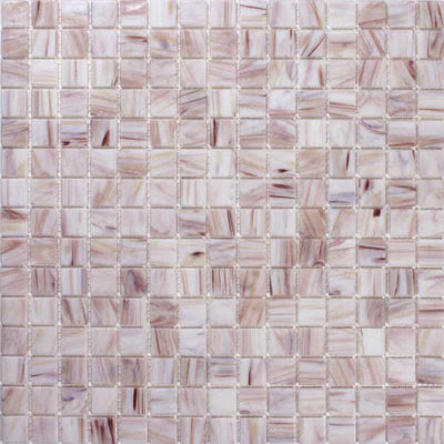 Summer Clouds 12-7/8 x 12-7/8Summer Glass Tile in Grape Smoothie