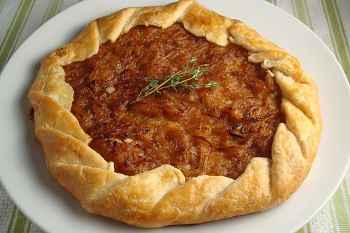 Free-Form Onion Tart