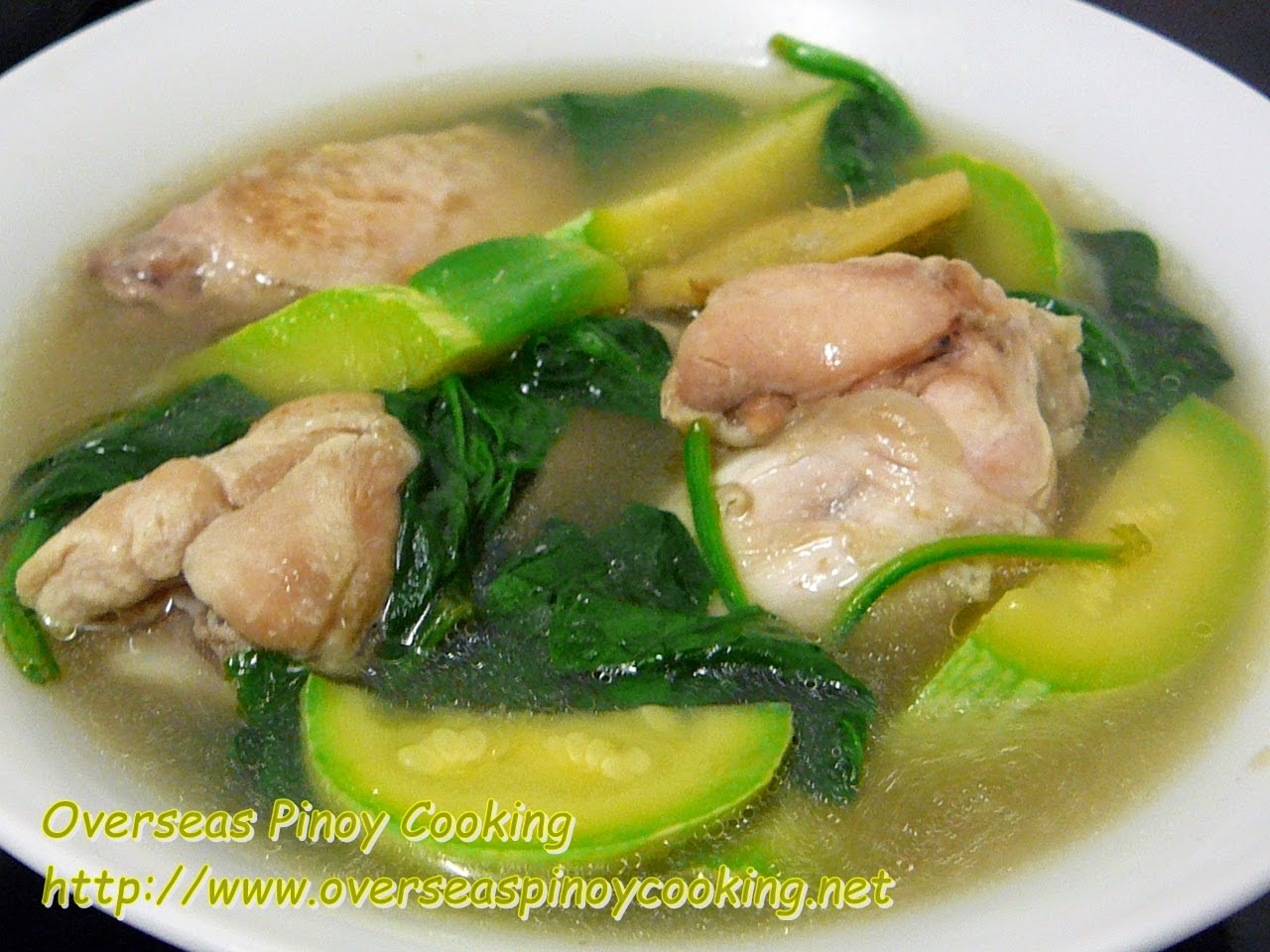 Tinolang Manok with Zucchini