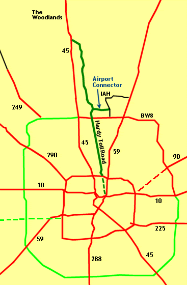 Houston Toll Road Map