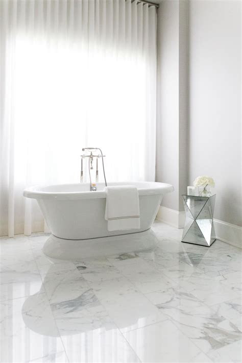 The living room is one of the most important areas in your house for a great hosting experience. Free Standing Tub in Master Bathroom With Marble Tile