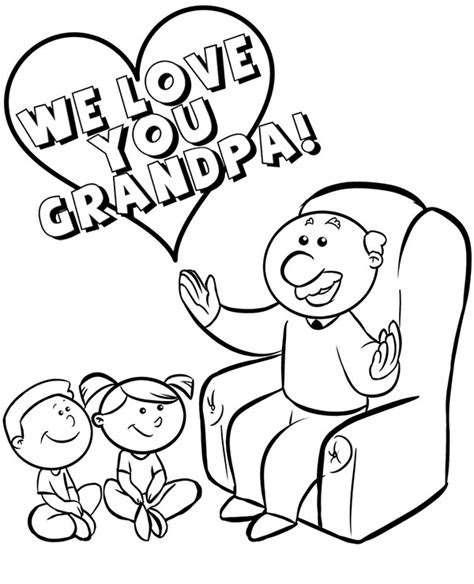 The message inside of a birthday card shou. coloring pages grandpa day card coloring page grandchildren