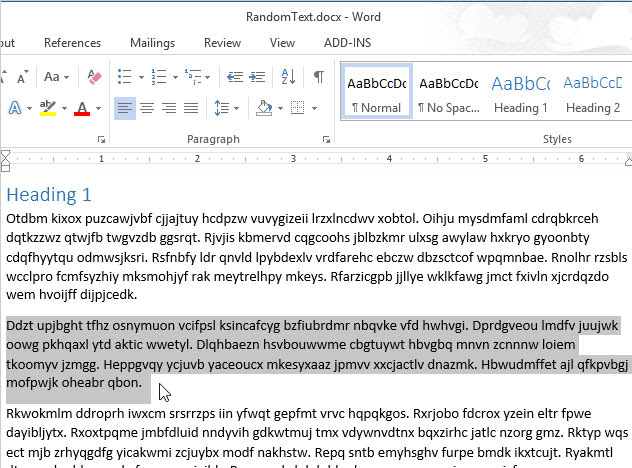 Thay đổi nhanh vị trí một hàng trong bảng Word 2013