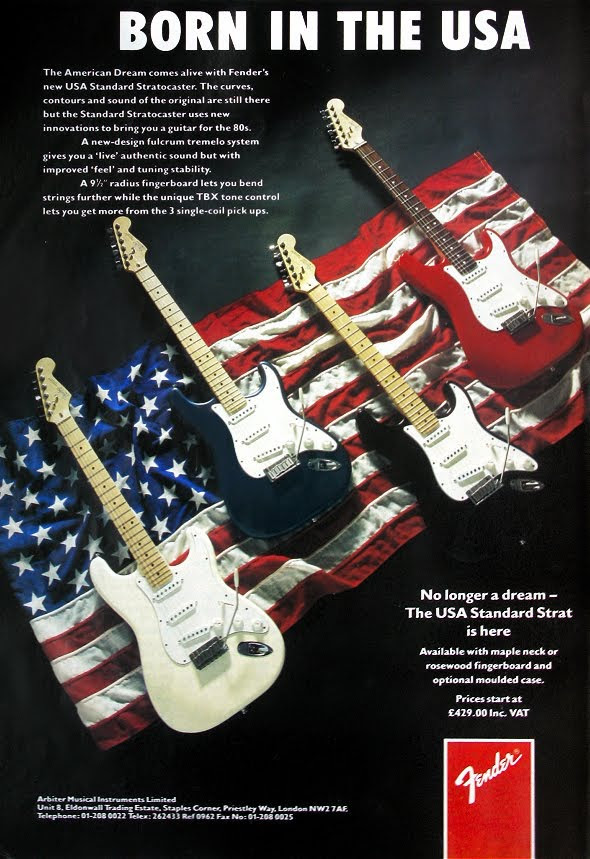 The History of the Fender Stratocaster In Classic Adverts ...