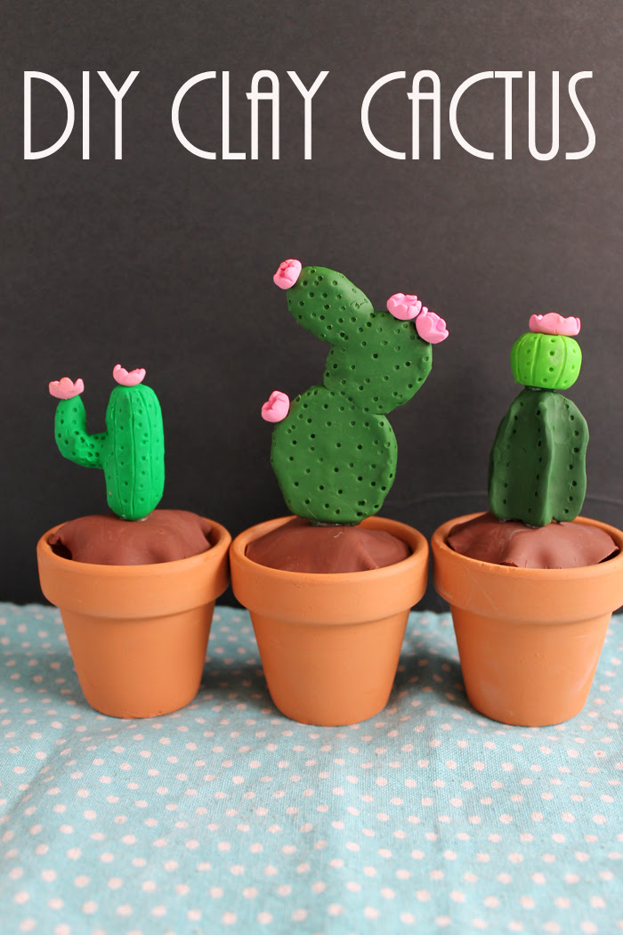 DIY Clay Cactus that ANYONE can make! - The Country Chic ...