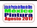 México aplicación de pintura Precios de mano de obra