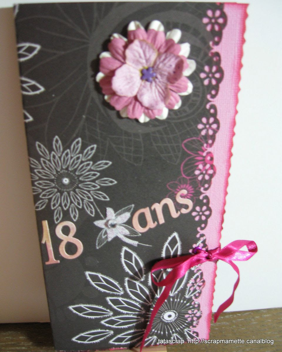 Scrapbooking Carte Anniversaire 18 Ans