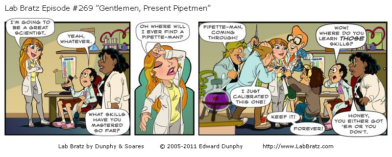 Lab Bratz #268: Gentlemen Present Pipets