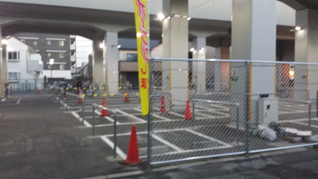 蒲生駅高架下駐輪場 バイク 原付 中型 日本二輪車普及安全協会