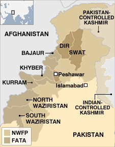 Tribal areas map