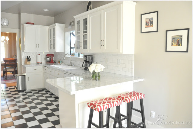 Renovating your kitchen Inspiration: Checkered charm