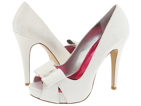 rsvp - Rain (Cushioned by Foot Petals) (White Satin) - Footwear