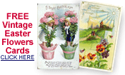 free vintage Easter flowers cards