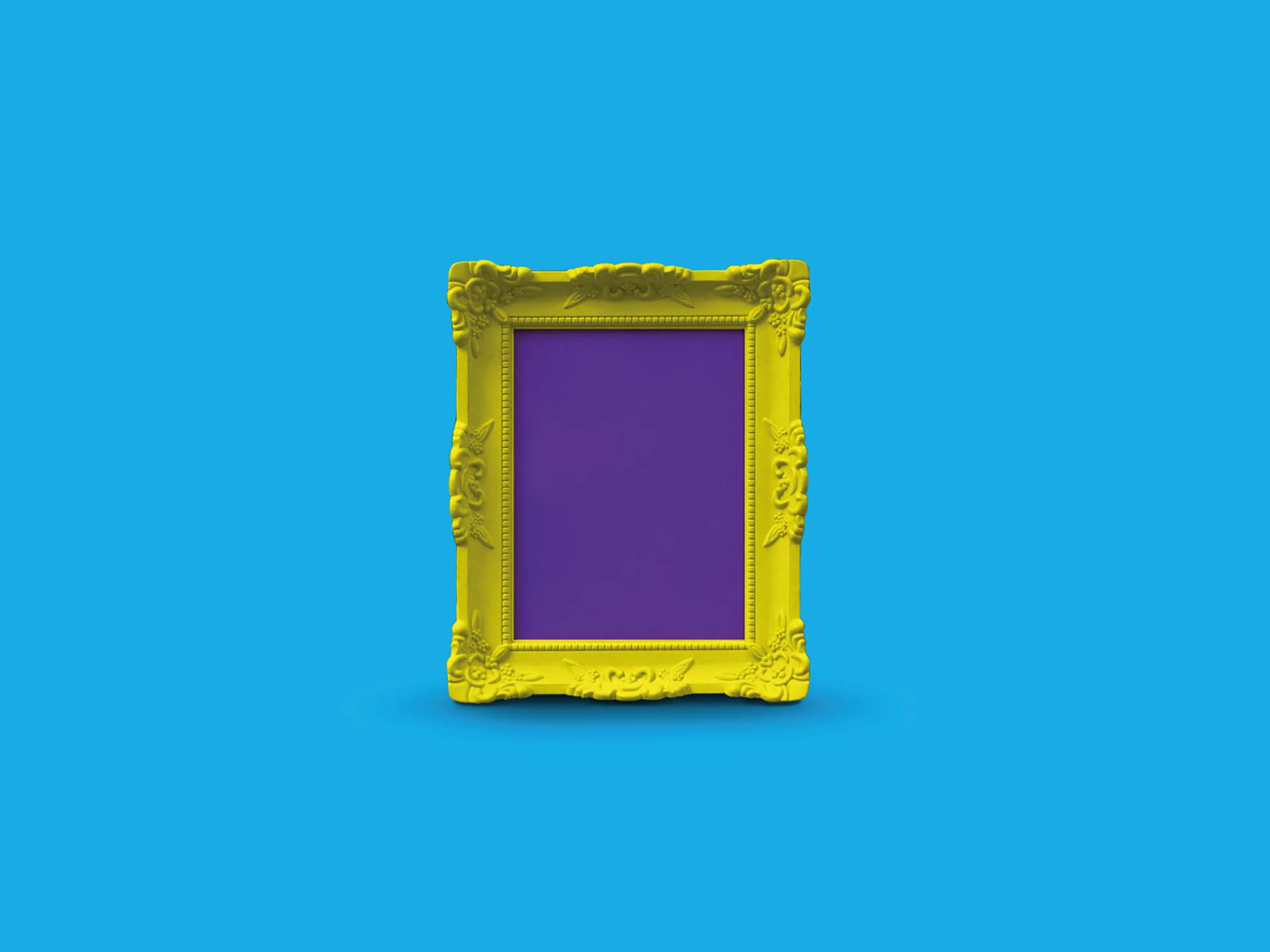 Download Free Vintage Frame Mockup Psd