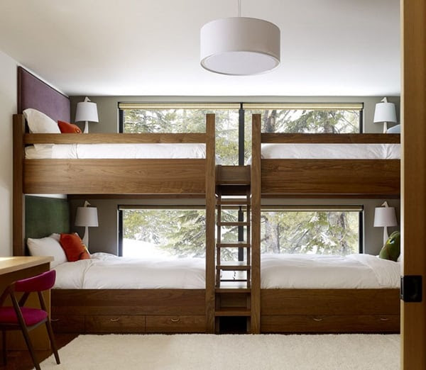 Awesome Bunk Beds for Kids: Large Bed for Four | Modern Interiors
