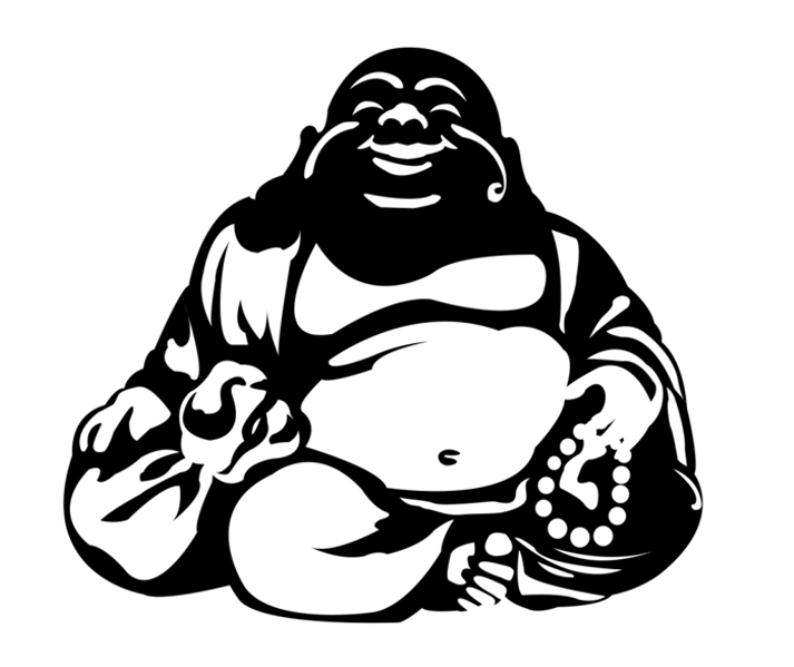 Smiling Buddha image