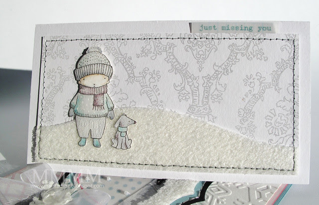 Heather Ellis digi Boy & the Dog card by mel stampz
